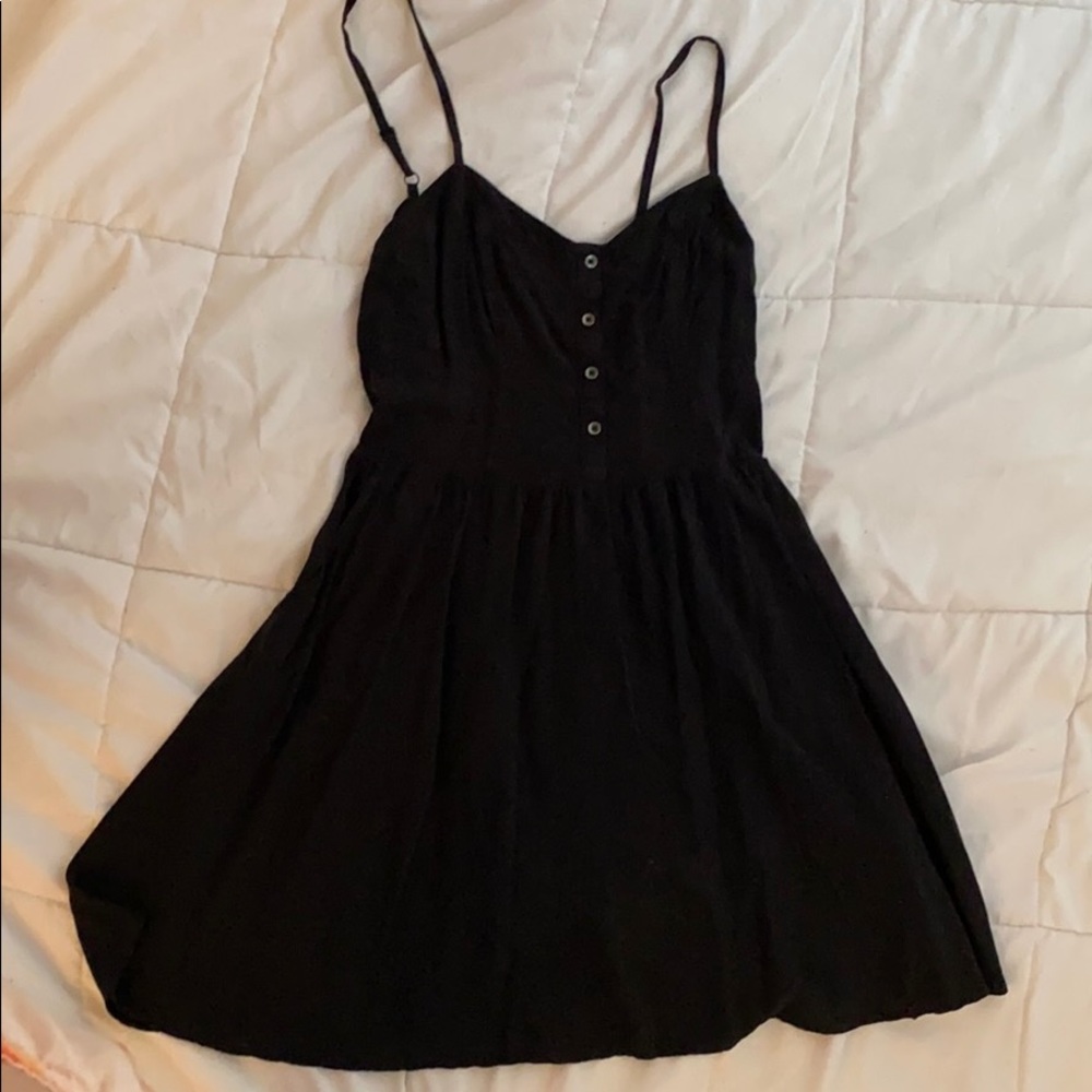 Express black tank top dress